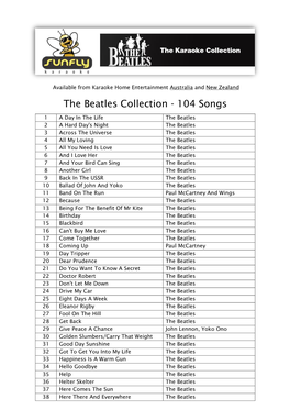 The Beatles Collection - 104 Songs