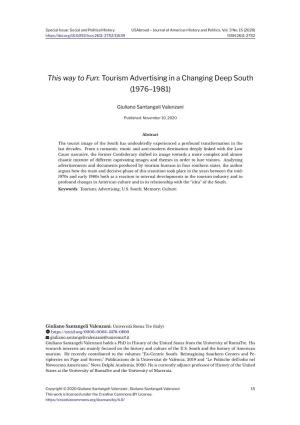 This Way to Fun: Tourism Advertising in a Changing Deep South (1976–1981)