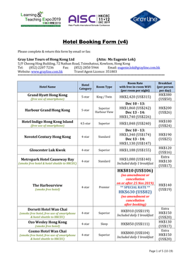 Hotel Booking Form (V4)