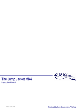 The Jump Jacket MK4 Instruction Manual