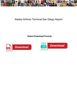 Alaska Airlines Terminal San Diego Airport