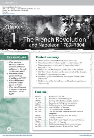 The French Revolution 1 and Napoleon 1789–1804