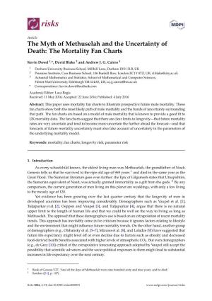 The Myth of Methuselah and the Uncertainty of Death: the Mortality Fan Charts