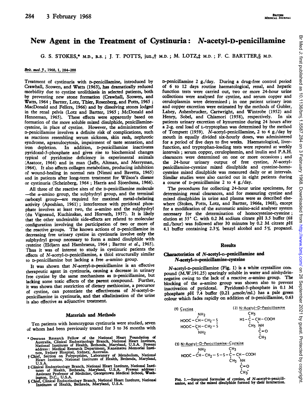 New Agent in the Treatment of Cystinuria: N-Acetyl-D-Penicillamine