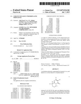 (12) United States Patent (10) Patent No.: US 9,073.914 B2 Fayol Et Al