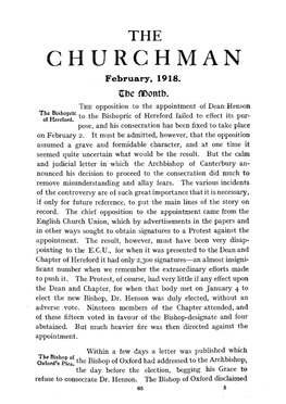CHURCHMAN February, 1918