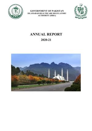Annual-Report-IHRA-2020-21-Final-26Th-July-2021.Pdf