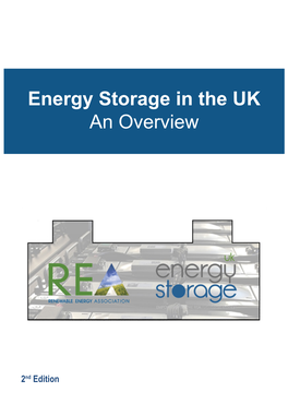 Energy Storage in the UK an Overview