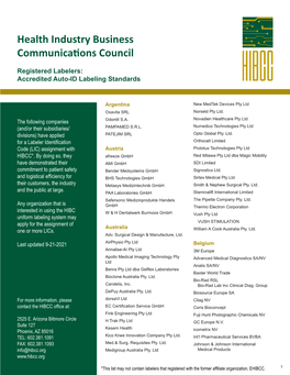 Health Industry Business Communications Council