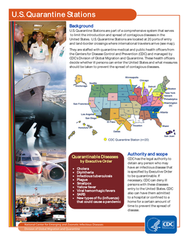 US Quarantine Stations