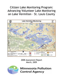 Advancing Volunteer Lake Monitoring on Lake Vermilion – St. Louis County