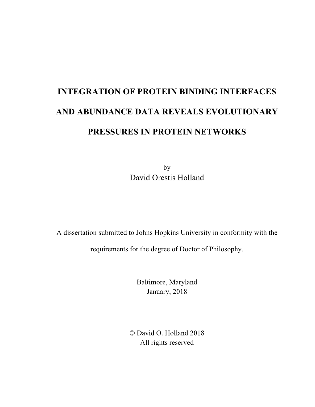 Integration of Protein Binding Interfaces and Abundance