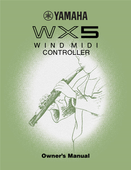 Yamaha-WX5-Manual-English.Pdf