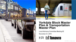 Yorkdale Block Master Plan & Transportation Master Plan