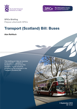Transport (Scotland) Bill: Buses