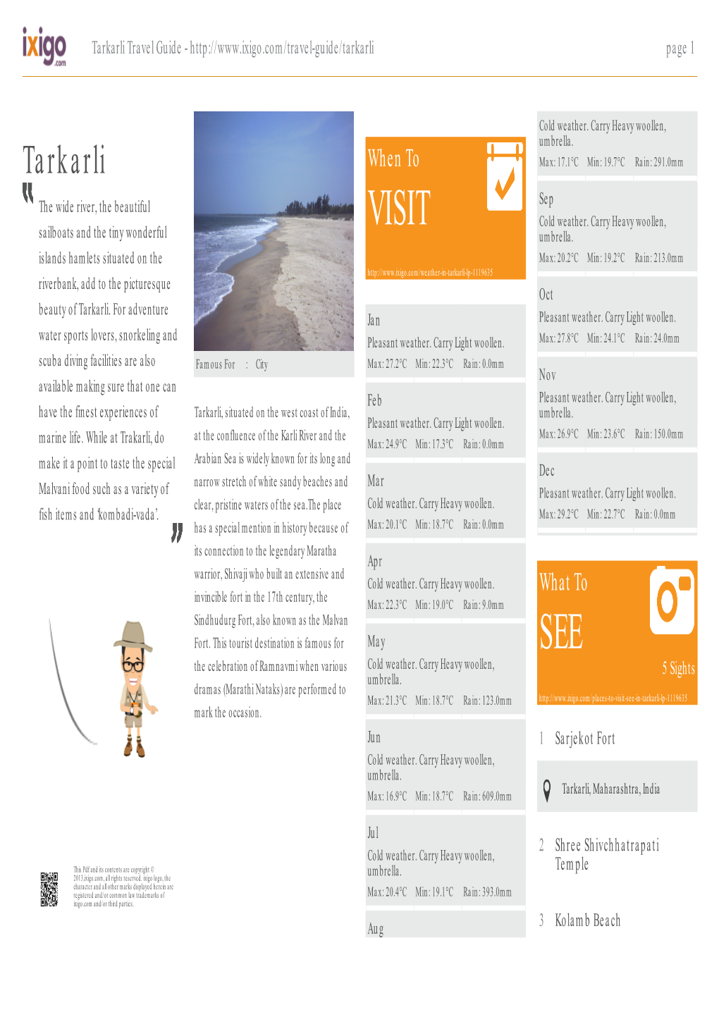 Tarkarli Travel Guide - Page 1