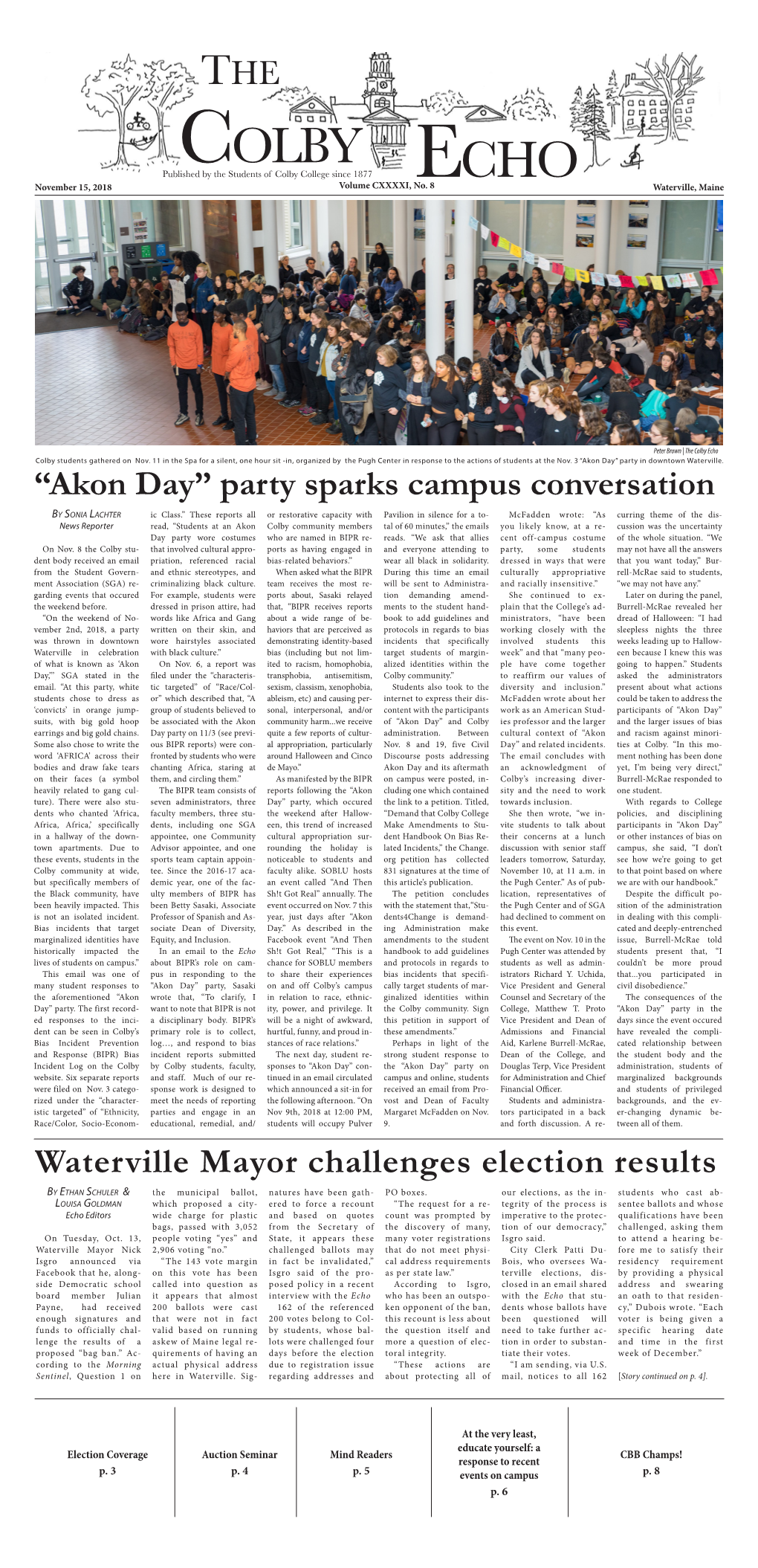 THE “Akon Day” Party Sparks Campus Conversation Waterville Mayor