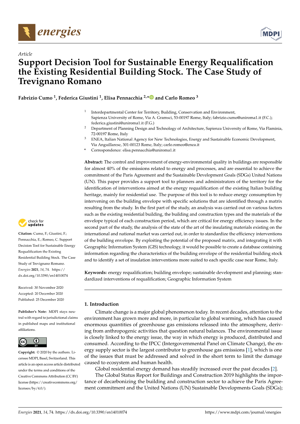 Support Decision Tool for Sustainable Energy Requalification the Existing