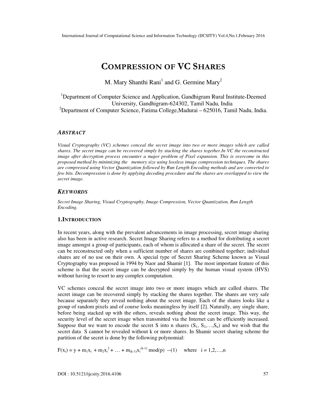 Compression of Vc Shares
