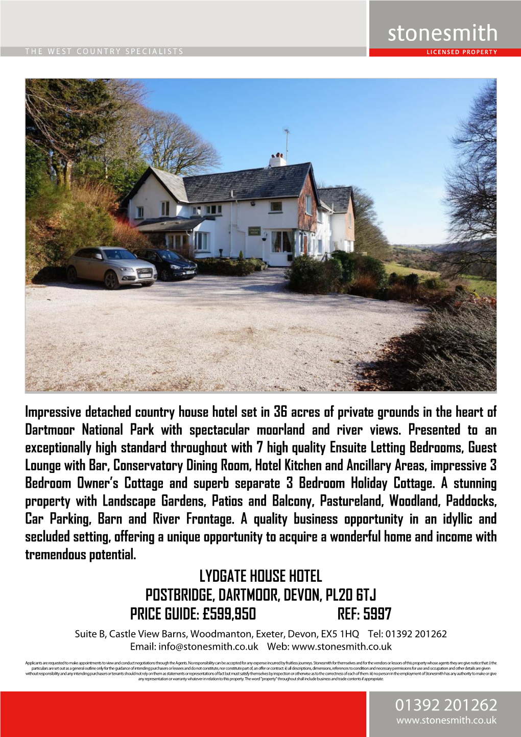 Lydgate House Hotel Postbridge, Dartmoor