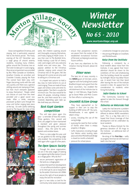 Village Society Newsletter