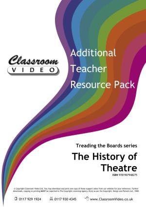 Additional Teacher Resource Pack