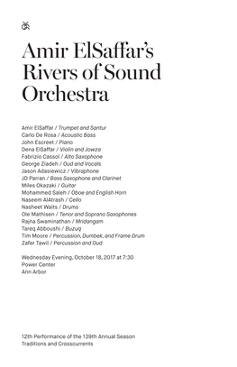 Amir Elsaffar's Rivers of Sound Orchestra