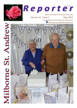 Volume 10 Issue 5 May 2018 Have You Met . . . See Page 3