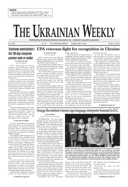 The Ukrainian Weekly 2005, No.19