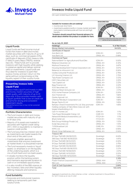 Invesco India Liquid Fund