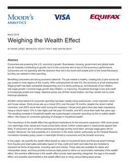 Wealth Effect