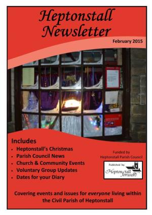 Heptonstall Newsletter February 2015