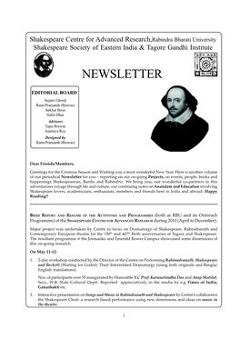 To Download Current Newsletter