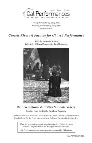 Curlew River: a Parable for Church Performance