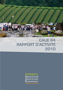CAUE 64 Rapport D'activité 2010