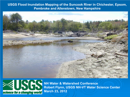 Suncook River Sediment Study and Flood Mapping