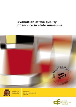 Evaluation of the Quality of Service in State Museums