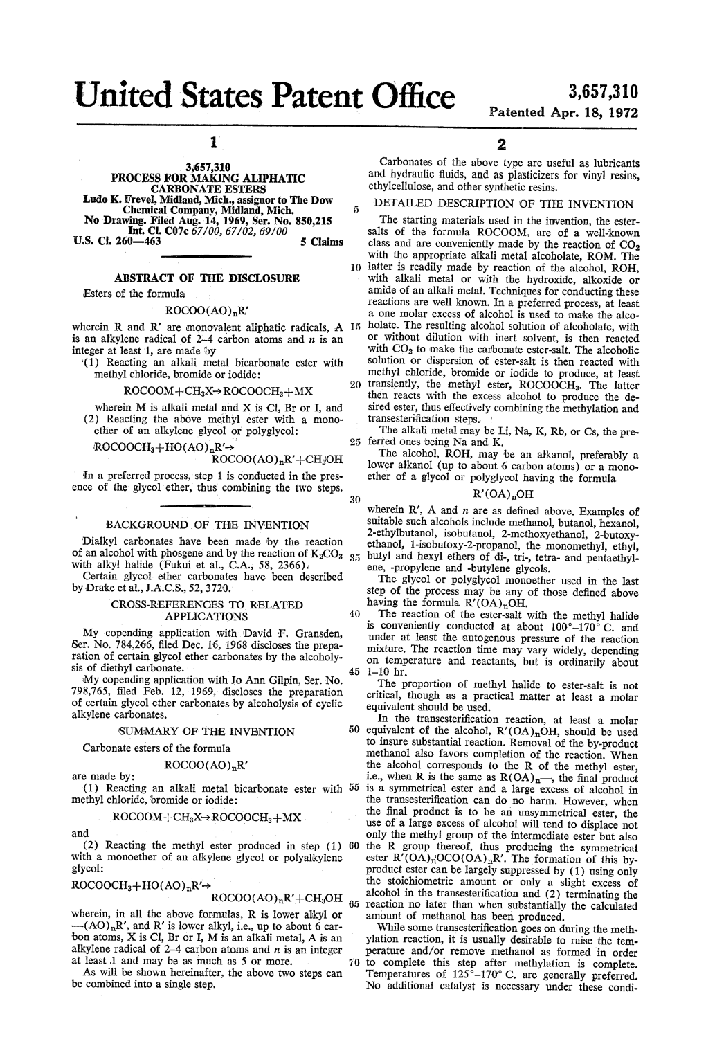 United States Patent 0 