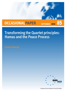 Hamas and the Peace Process