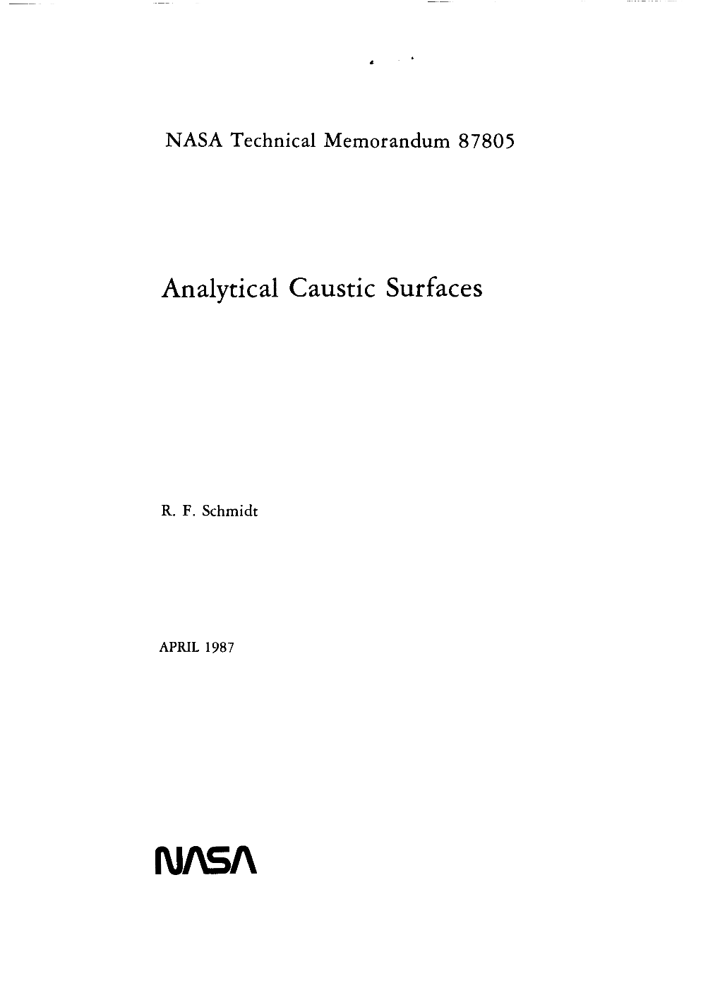 Analytical Caustic Surfaces