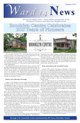 Brooklyn Centre Celebrates 200 Years of Pioneers Brooklyn Centre