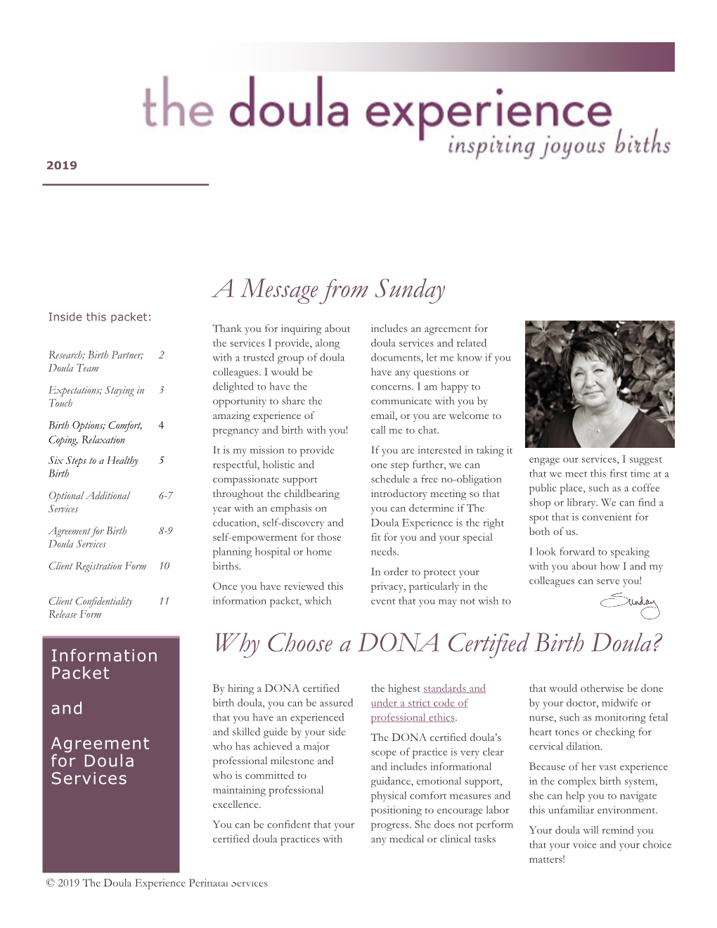 Birth Doula Services