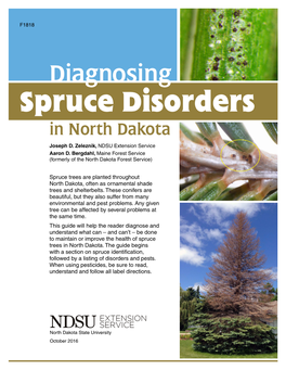 F1818 Diagnosing Spruce Disorders in North Dakota