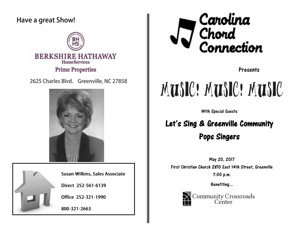 Let's Sing & Greenville Community Pops Singers