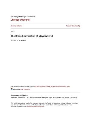 The Cross-Examination of Mayella Ewell