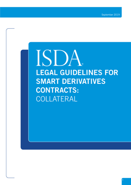 Legal Guidelines for Smart Derivatives Contracts (Collateral)(Pdf)