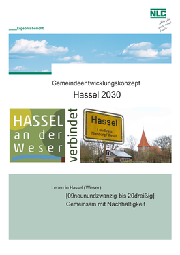 Gemeindeentwicklungskonzept Hassel 2030