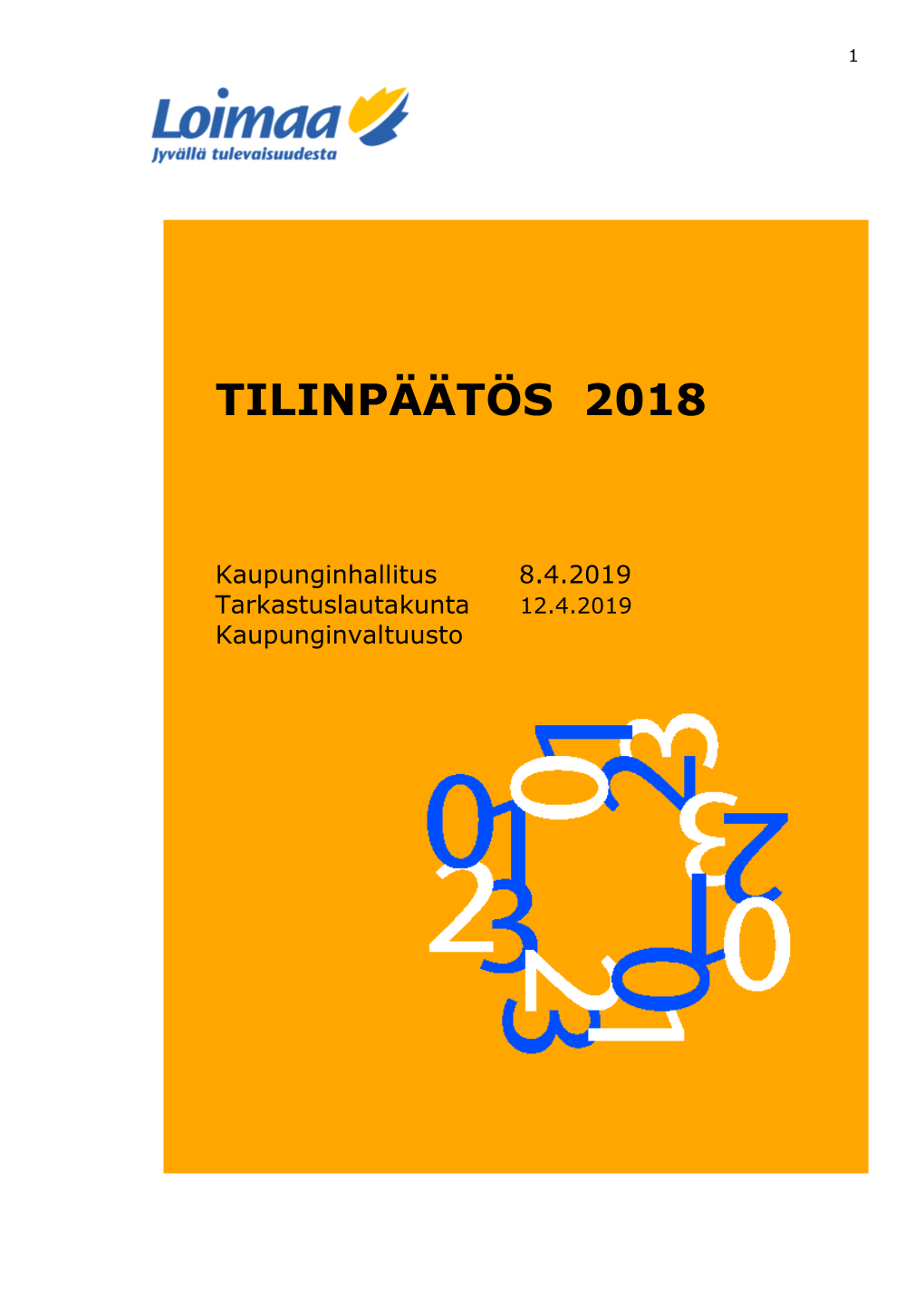 Tilinpäätös 2018