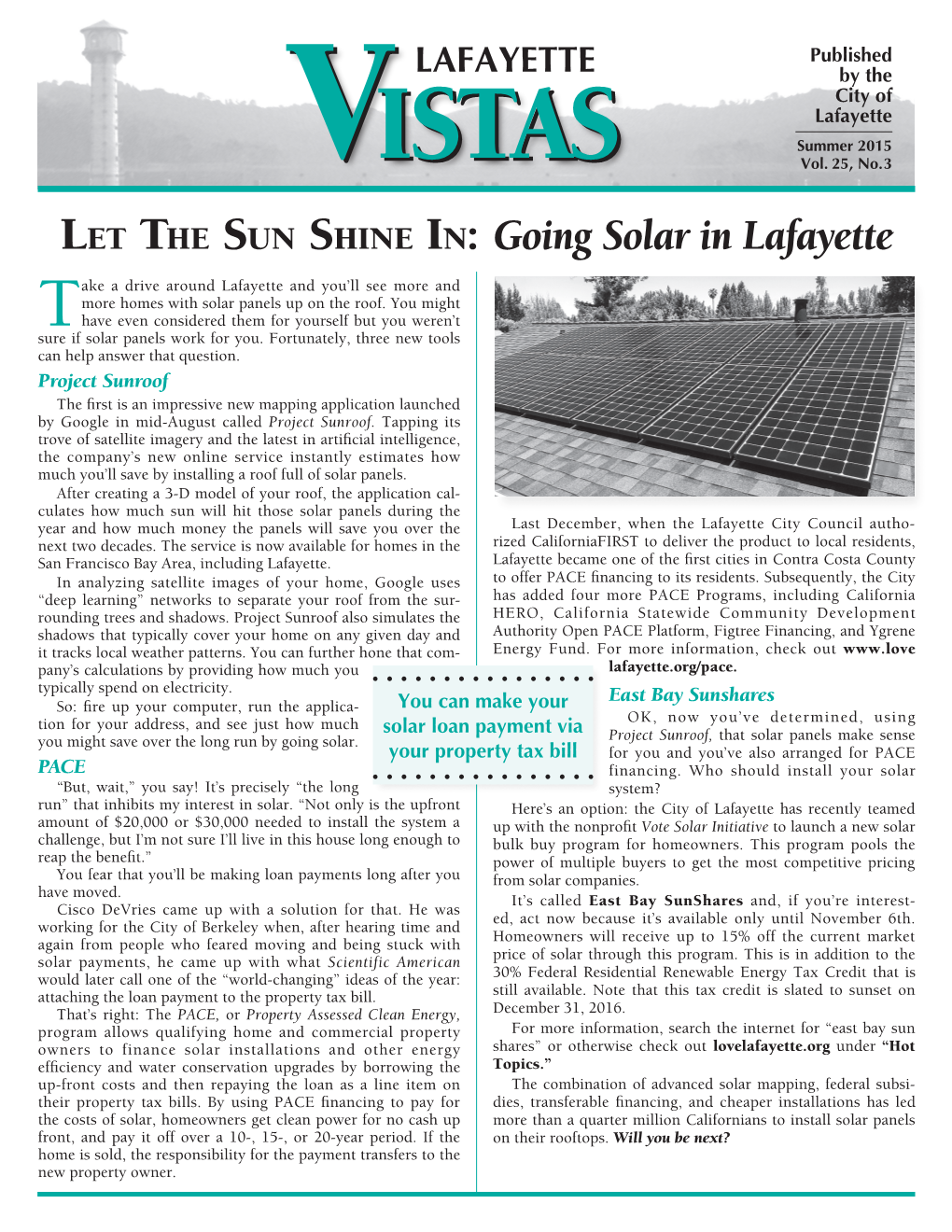 Going Solar in Lafayette
