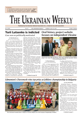 The Ukrainian Weekly 2011, No.31